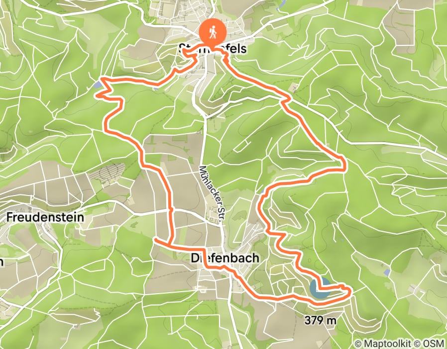 Karte der Tour