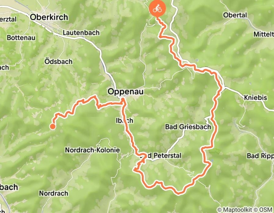 Karte der Tour