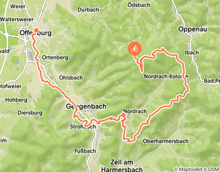 Karte der Tour