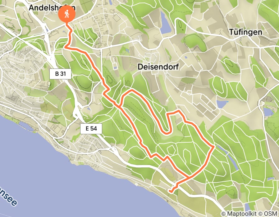 Karte der Tour