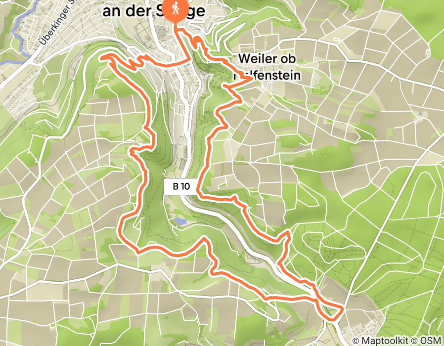 Karte der Tour