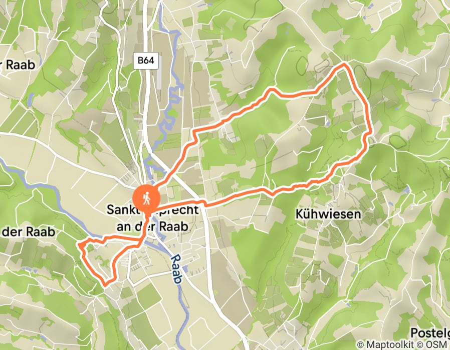 Karte der Tour