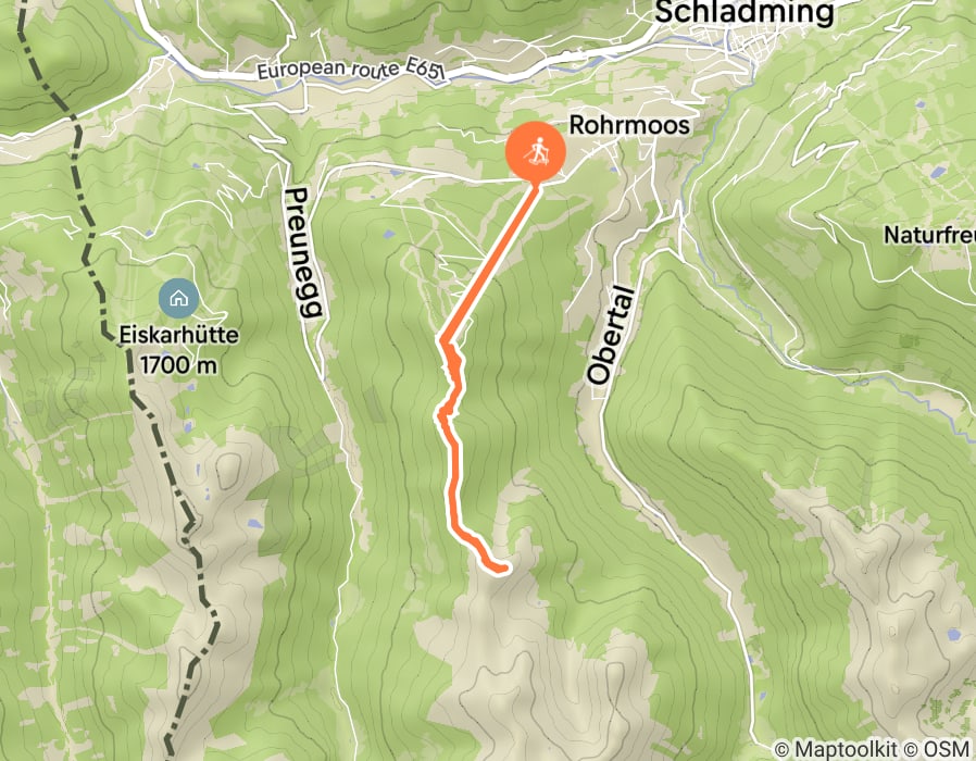 Karte der Tour