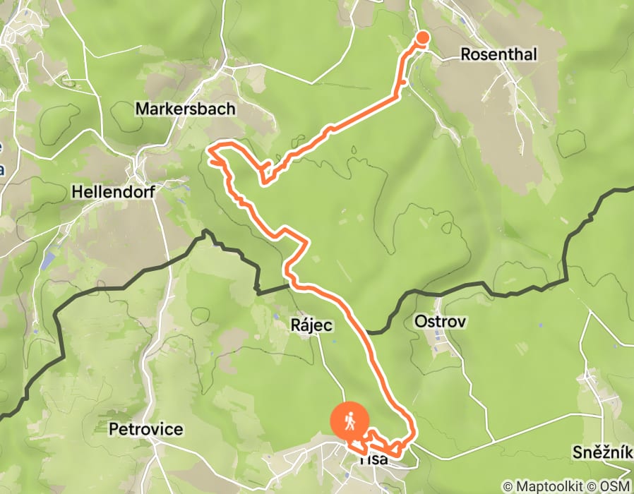 Karte der Tour