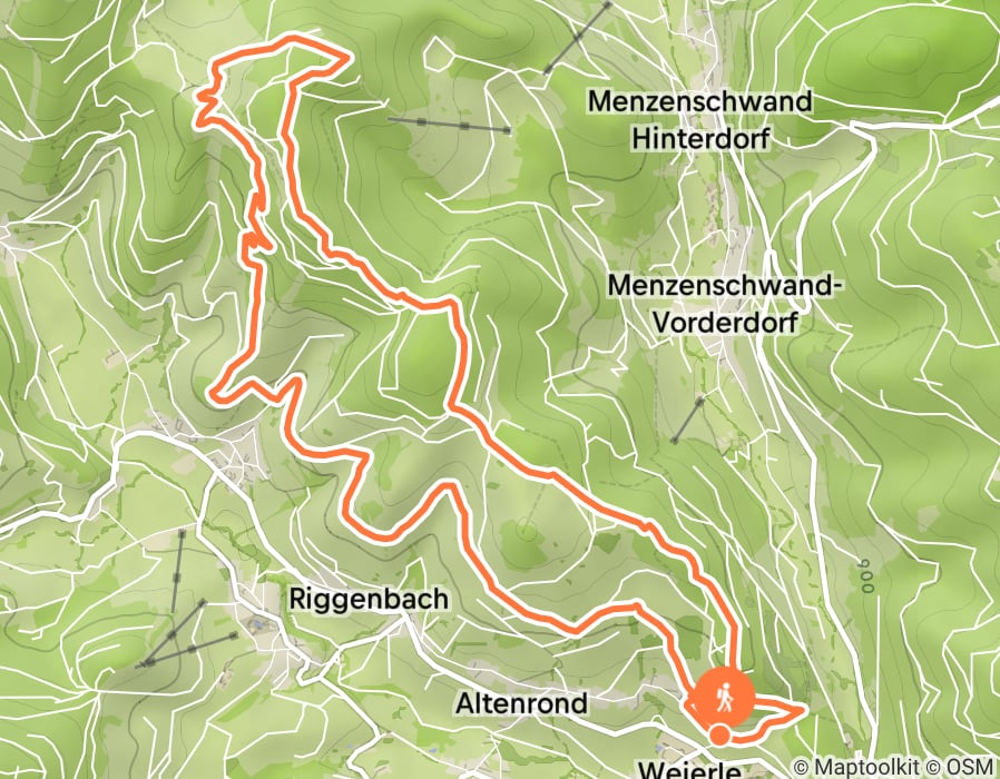 Karte der Tour