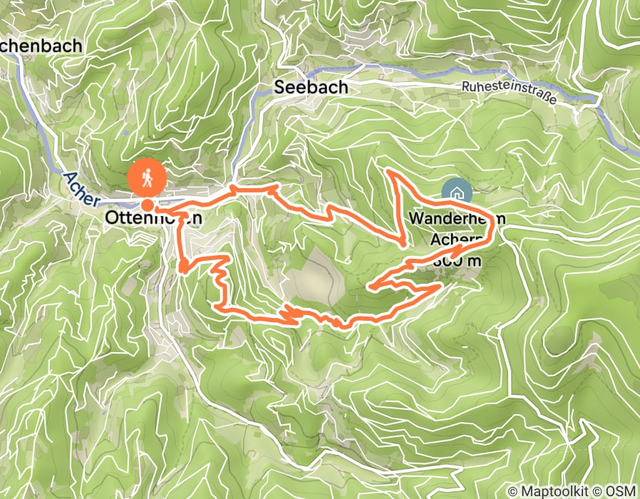 Karte der Tour