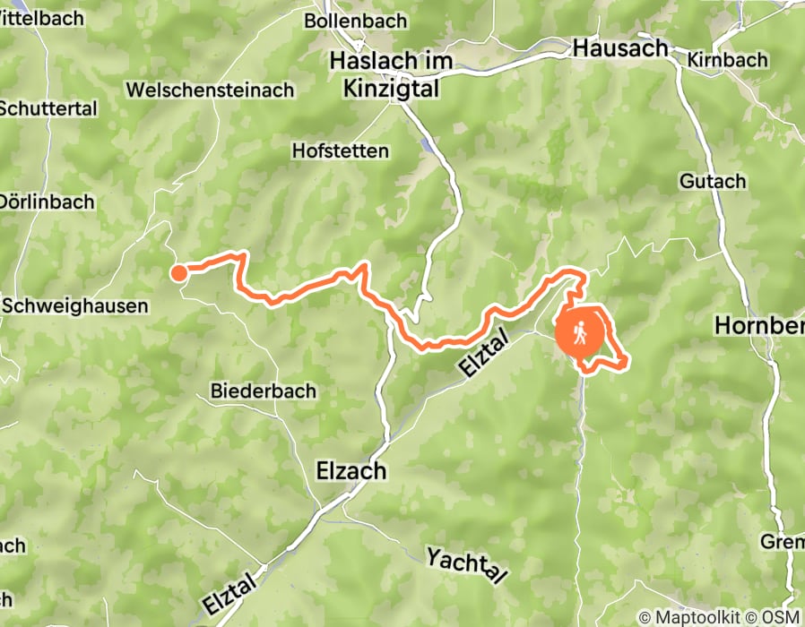 Karte der Tour