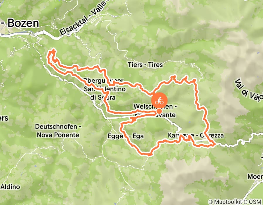 Karte der Tour
