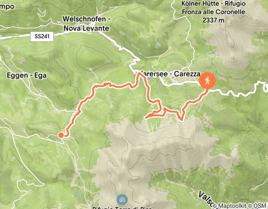 Karte der Tour