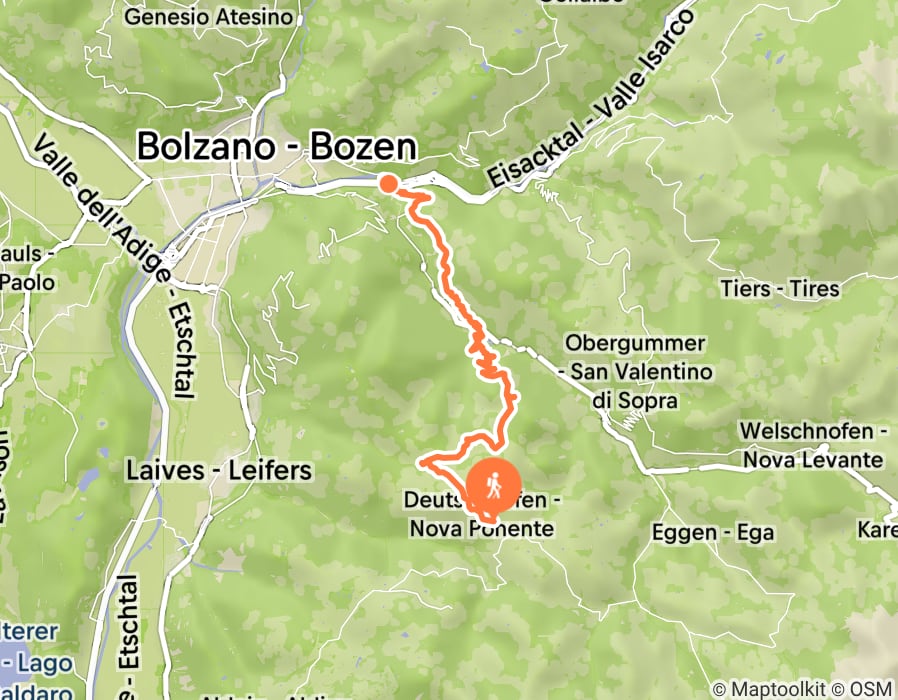 Karte der Tour