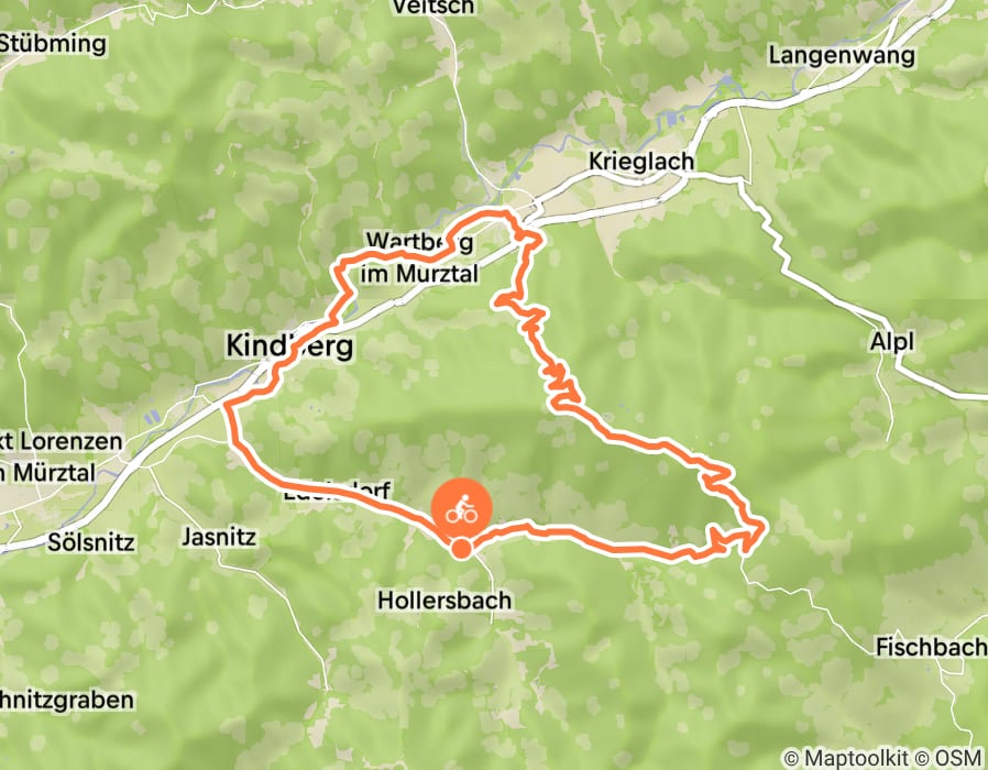 Karte der Tour