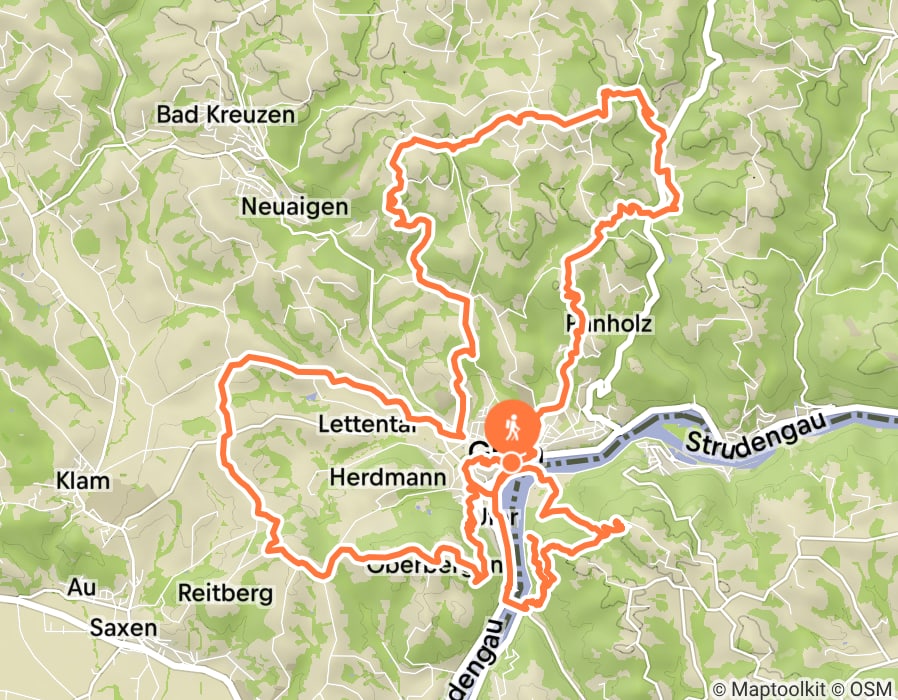 Karte der Tour