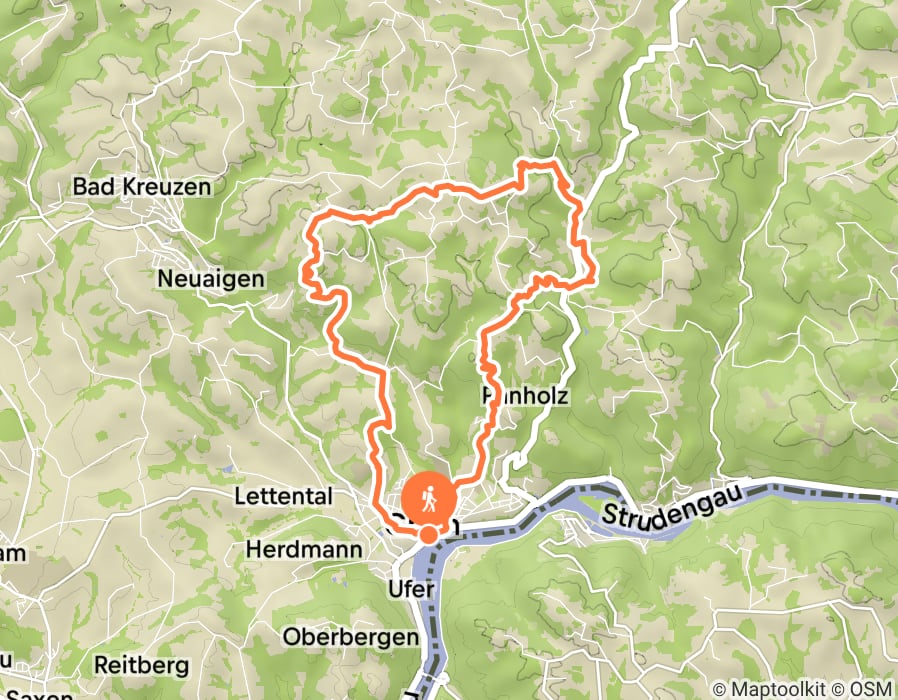 Karte der Tour