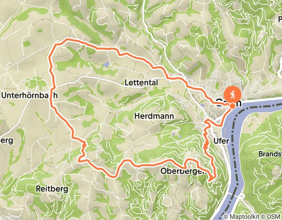 Karte der Tour