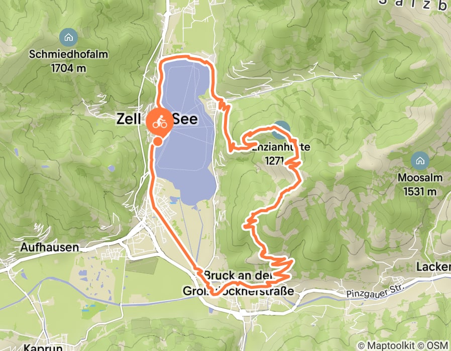 Karte der Tour