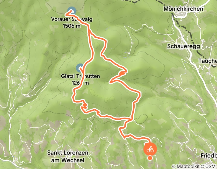 Karte der Tour