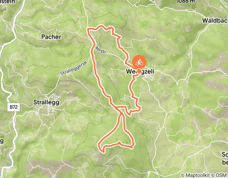 Karte der Tour