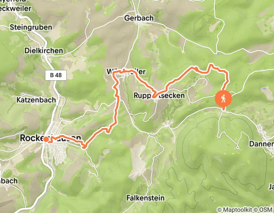 Karte der Tour