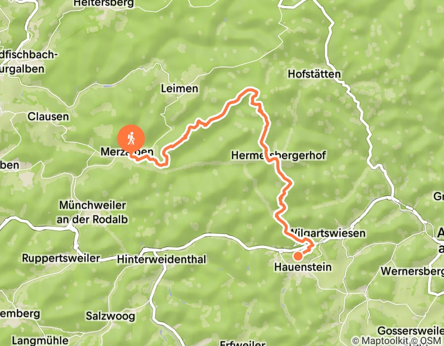 Karte der Tour