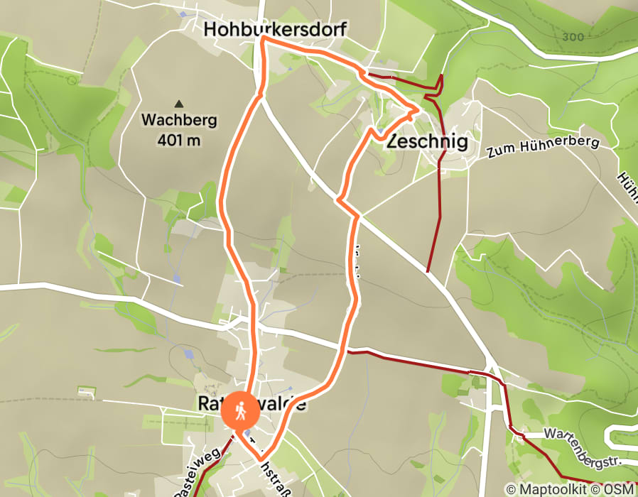 Karte der Tour