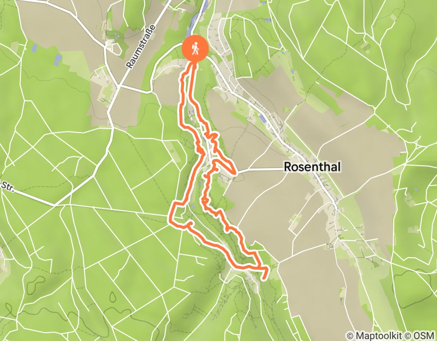 Karte der Tour