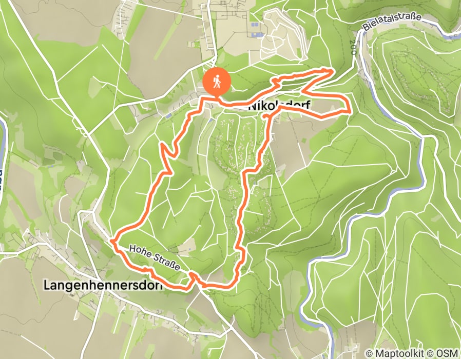 Karte der Tour