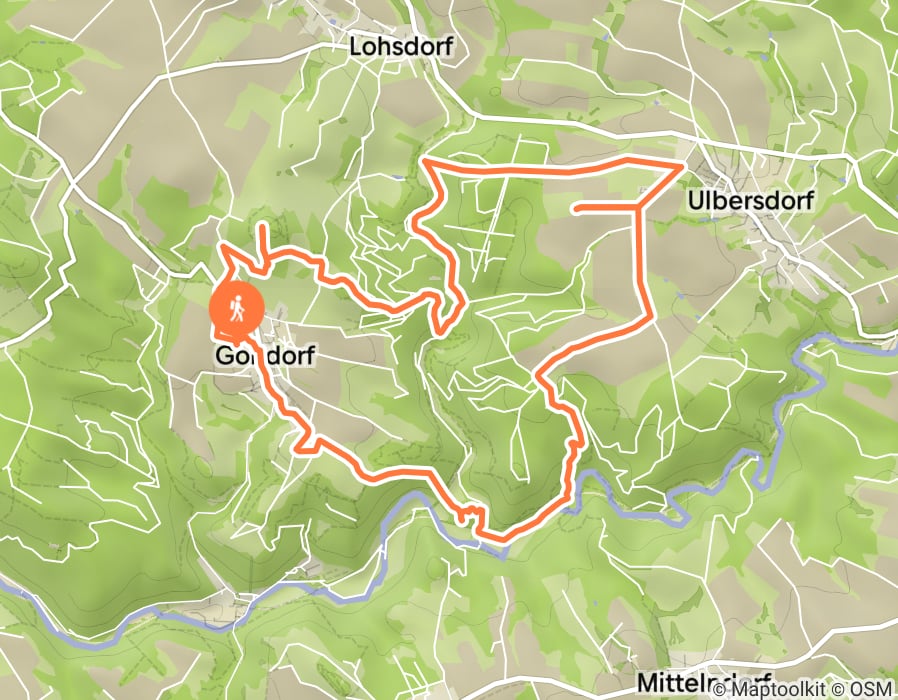 Karte der Tour
