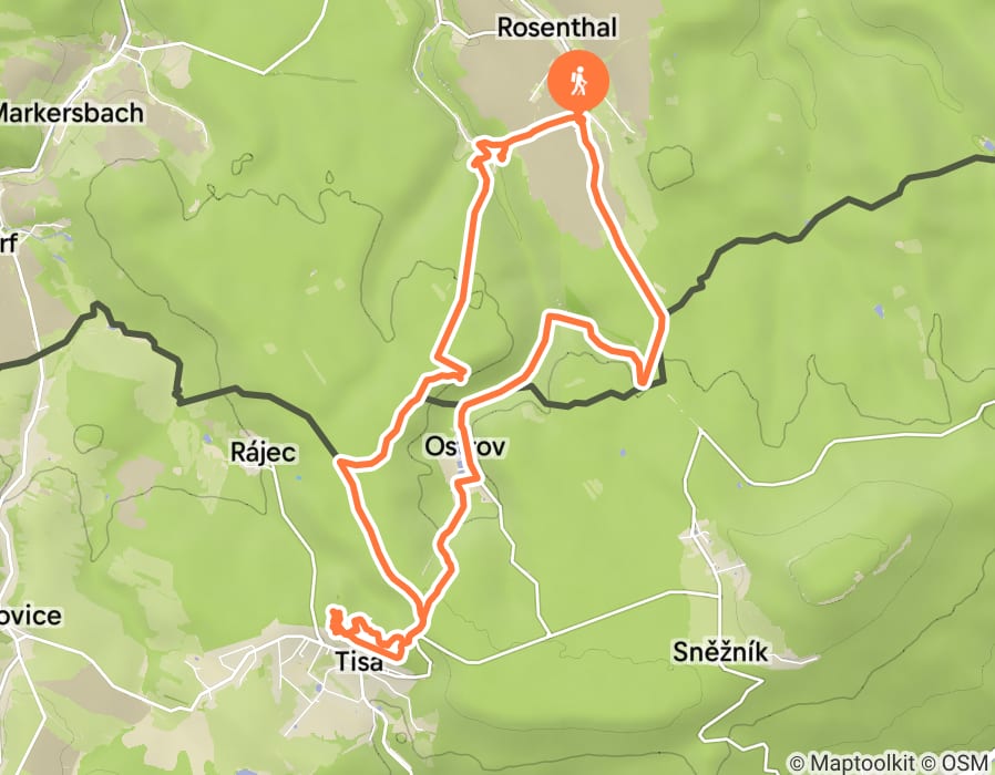 Karte der Tour