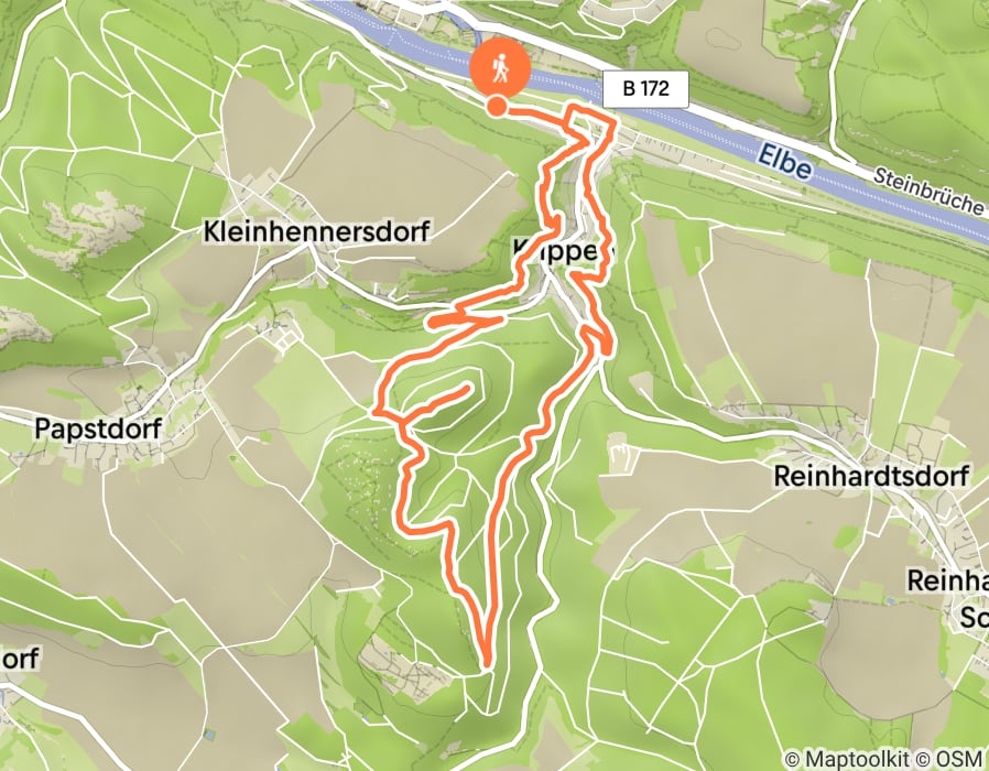 Karte der Tour