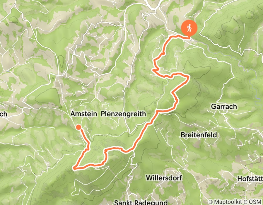 Karte der Tour