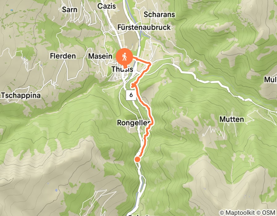 Karte der Tour