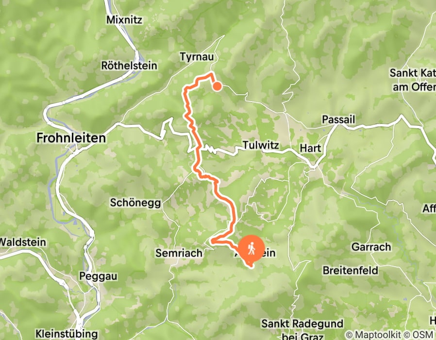 Karte der Tour