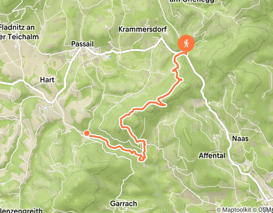 Karte der Tour