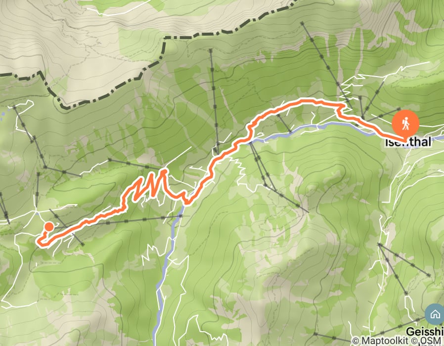 Karte der Tour
