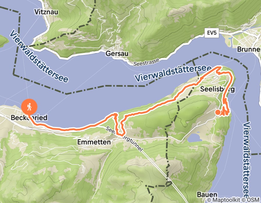 Karte der Tour