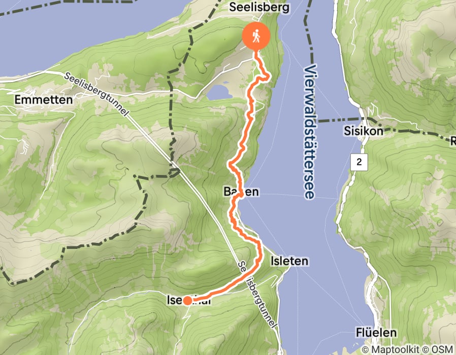 Karte der Tour