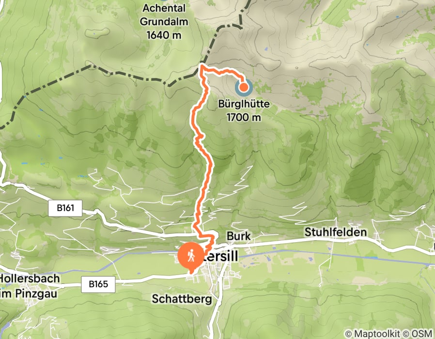 Karte der Tour