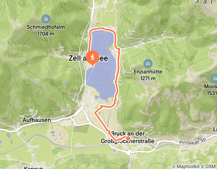 Karte der Tour