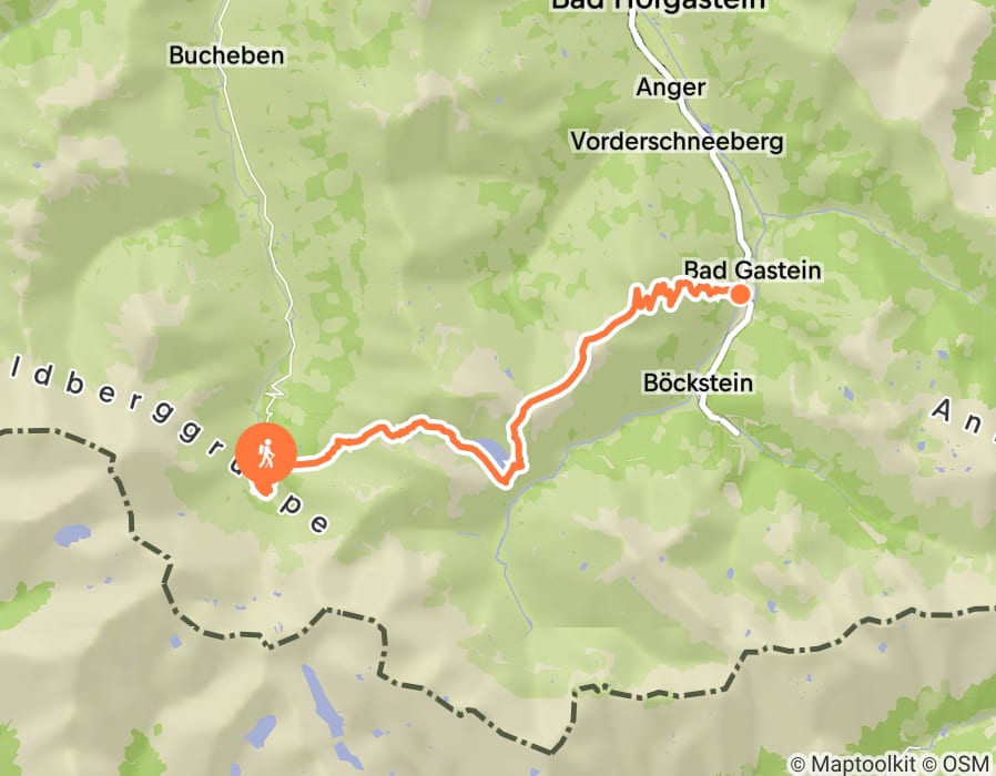 Karte der Tour