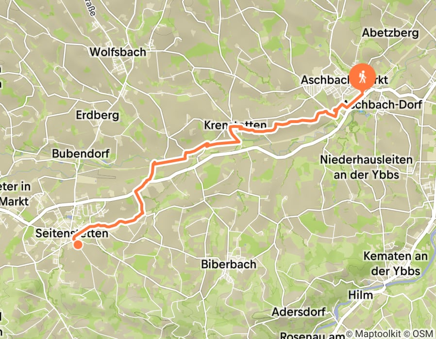 Karte der Tour