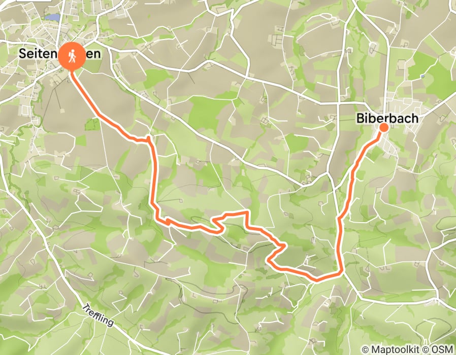 Karte der Tour