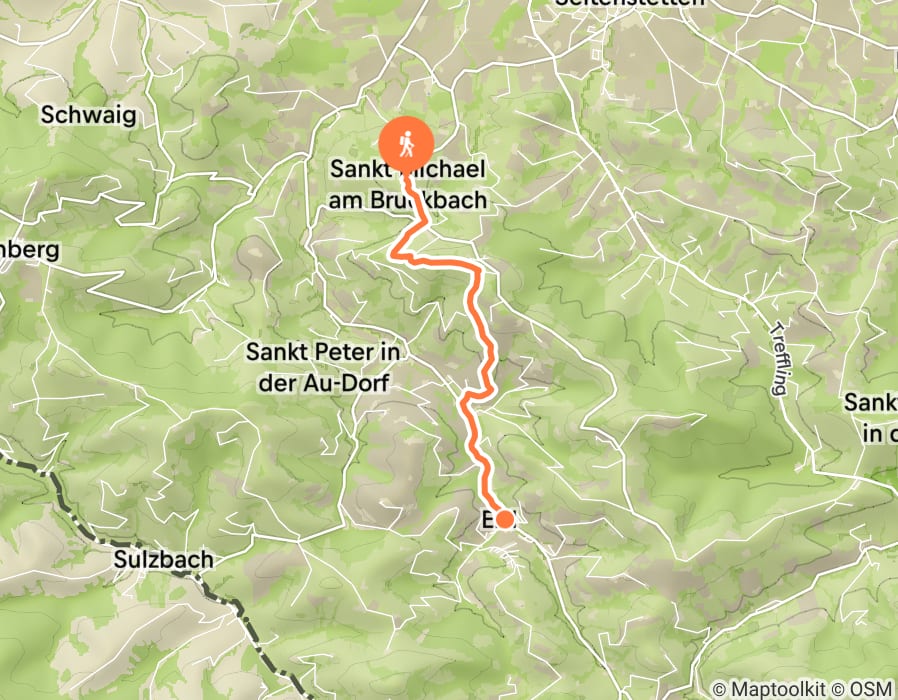 Karte der Tour