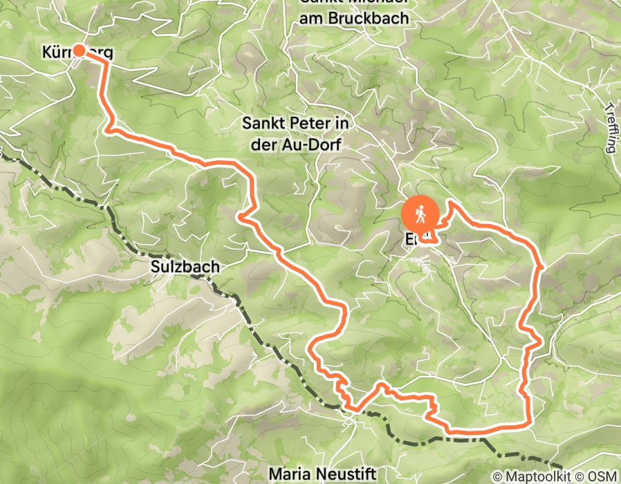 Karte der Tour