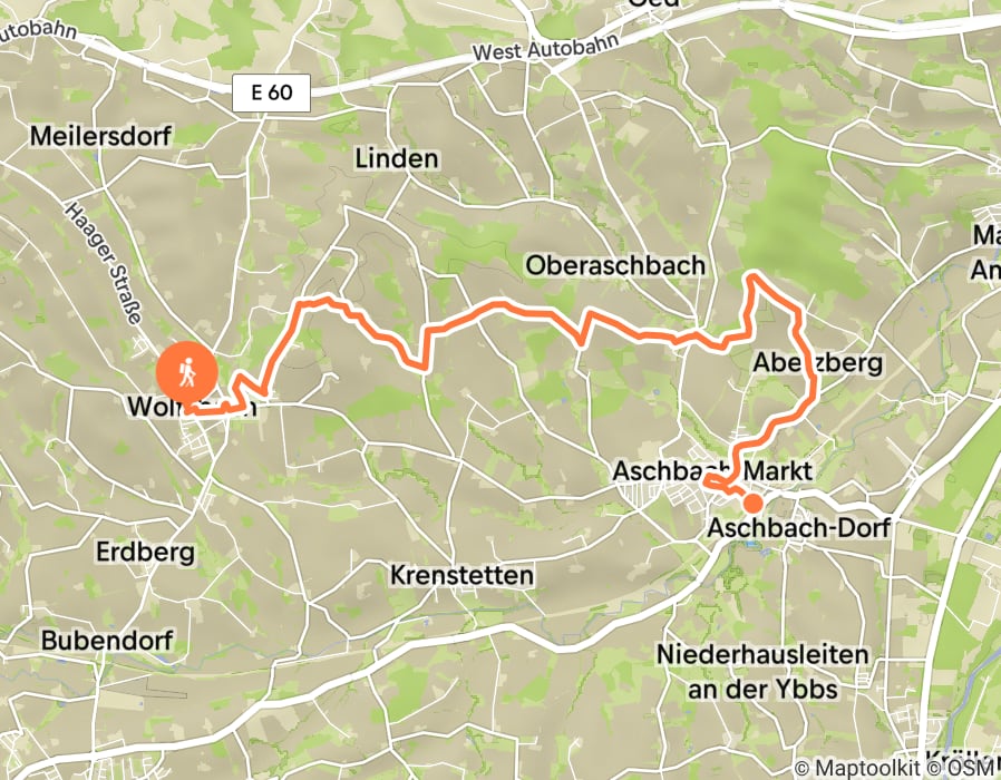 Karte der Tour