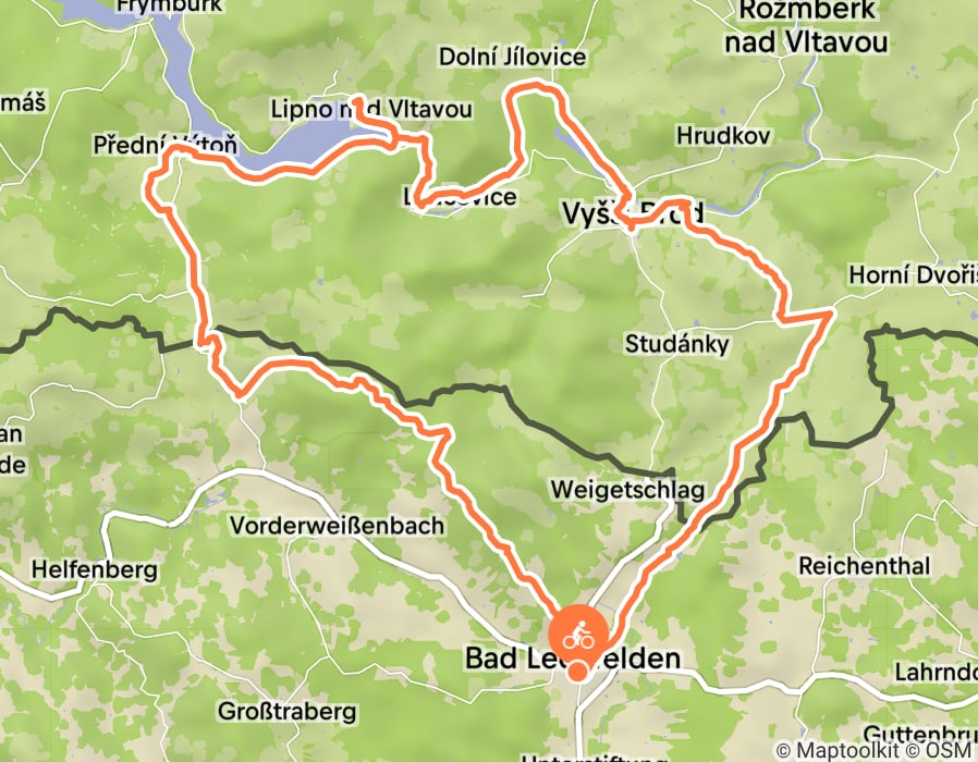 Karte der Tour