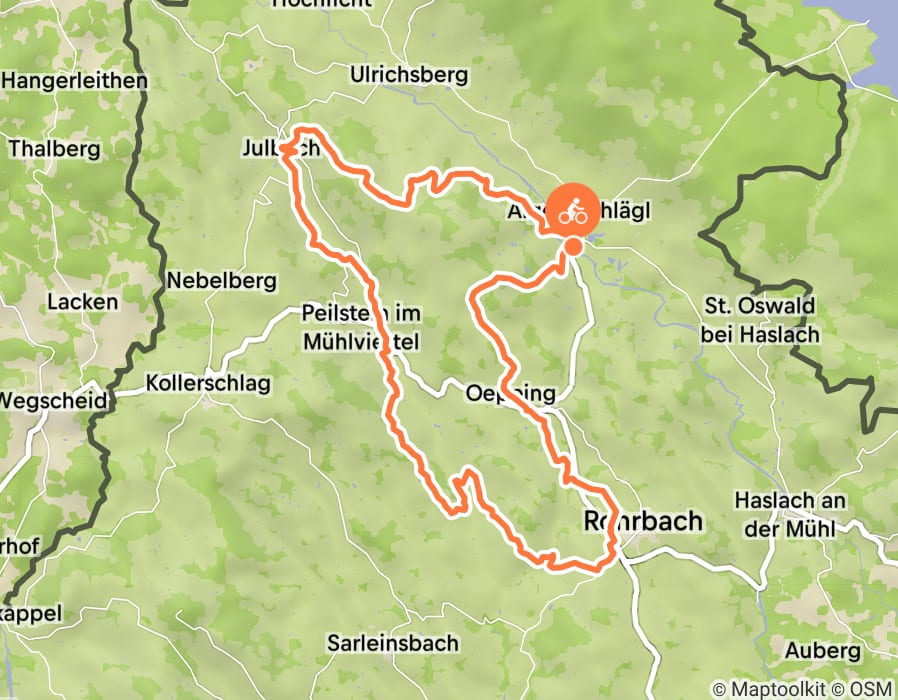 Karte der Tour
