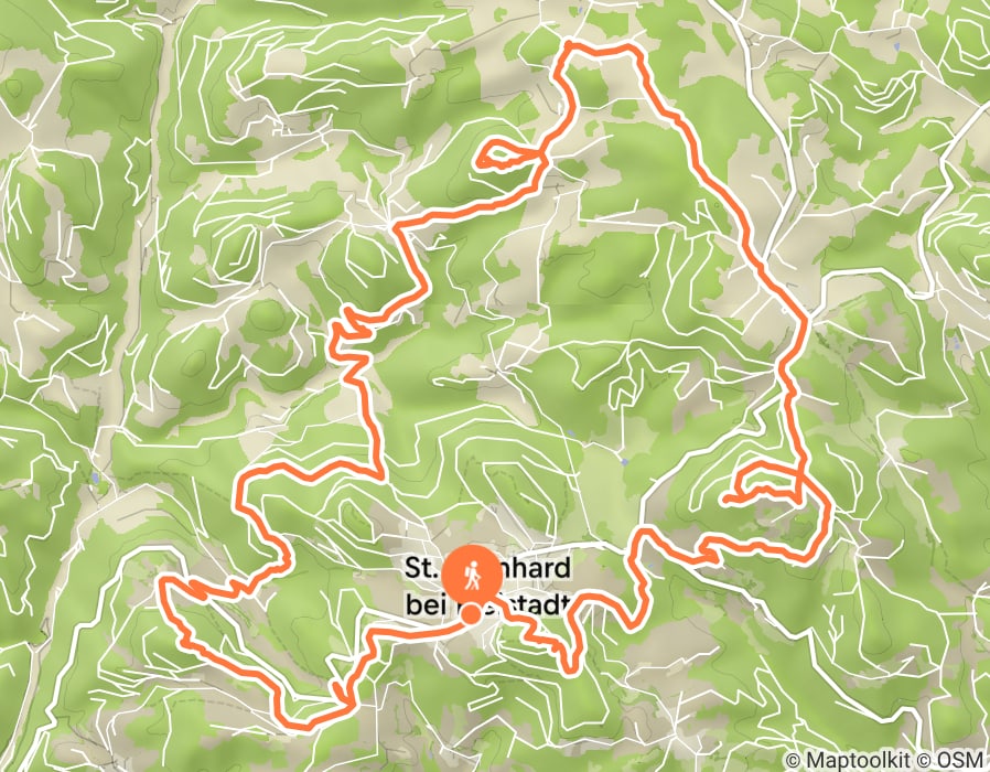 Karte der Tour