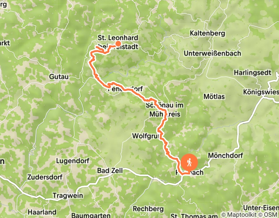 Karte der Tour