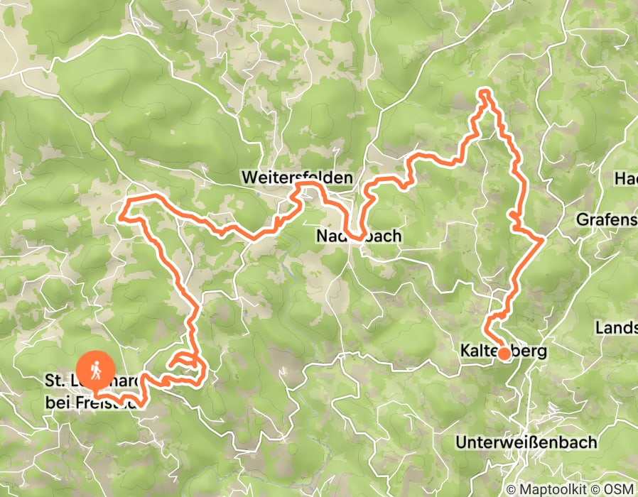 Karte der Tour