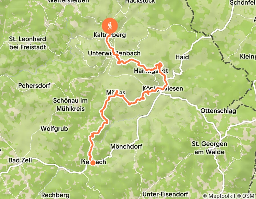 Karte der Tour